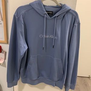 Blue Calvin Klein hoodie